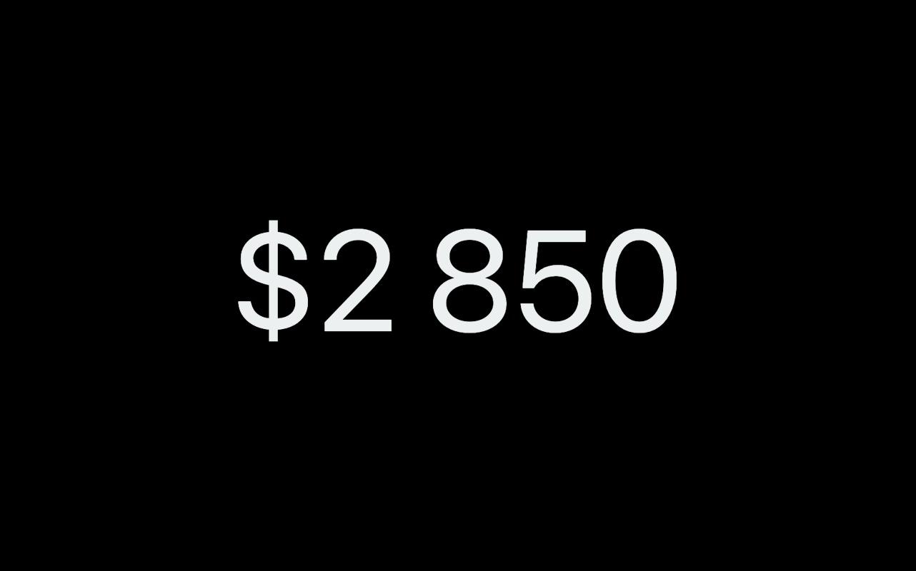 Revenue vs cost screenshot