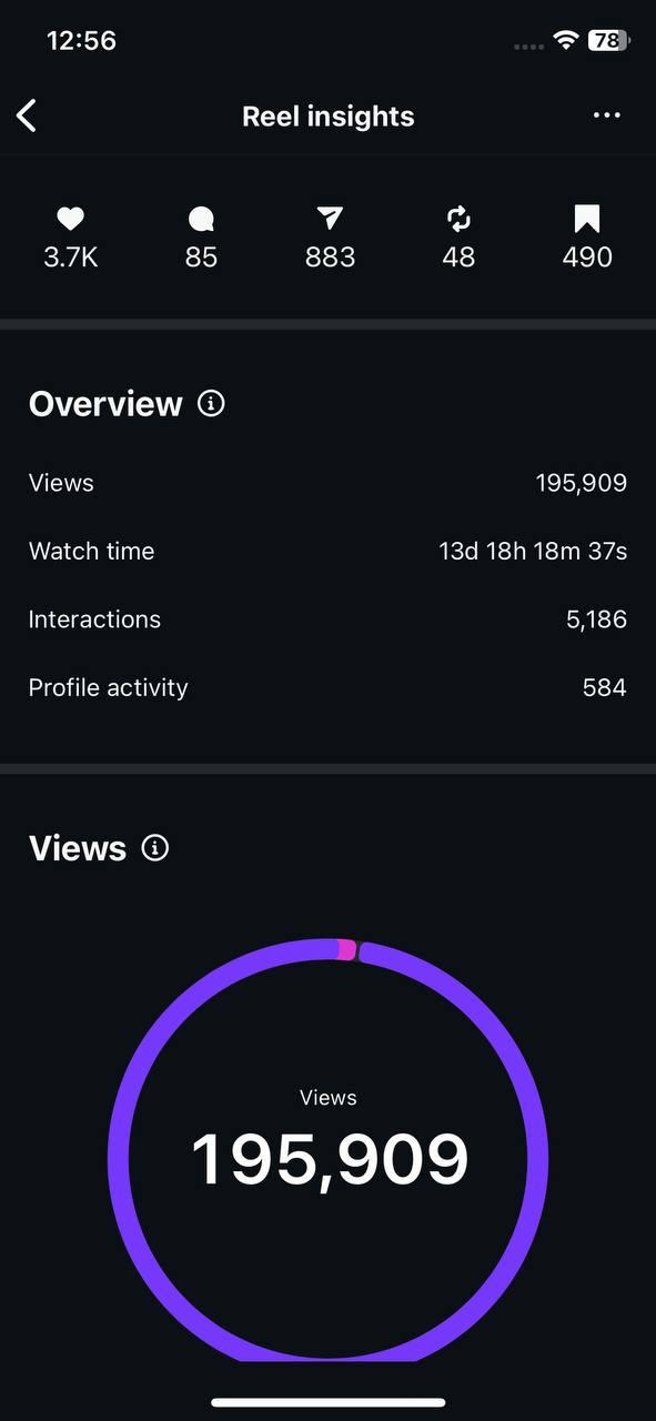 Reel reach screenshot
